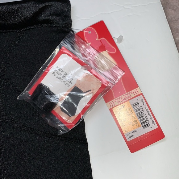 NWT SMALL SPANX Slimmer & Shine Bodysuit Black - Picture 4 of 13